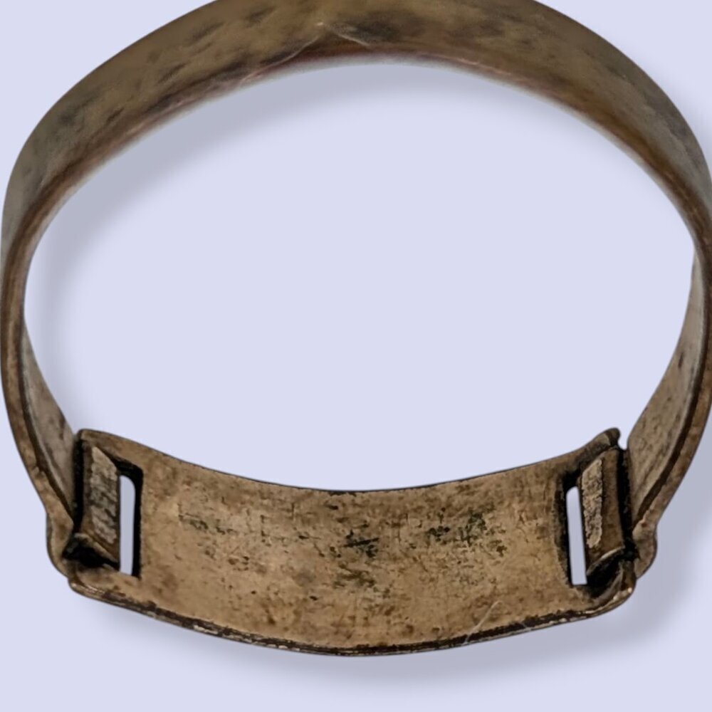 Antique Etched Plate Ring - Picture 5 of 8